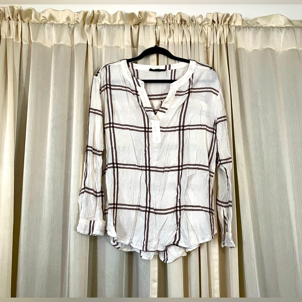Plaid Pattern Blouse